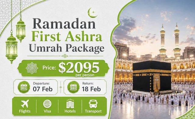 First Ashra Ramadan Umrah Package 2027
